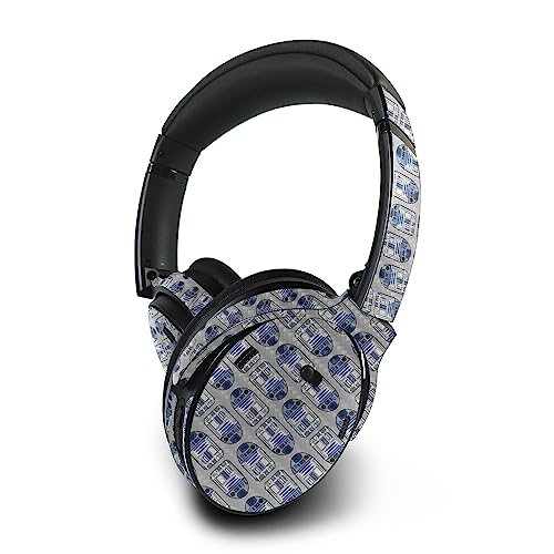 Image of MightySkins Carbon Fiber Skin Compatible with Bose QuietComfort 45 Headphones Galaxy Bots | Protective, Durable Textured Carbon Fiber Finish | Easy to Apply | Made in The USA