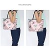 Sevdomey Cassette Tapes Tote Bag for Women with Zipper, Large Capacity Canvas Handbag for Work, Travel & Shopping #1