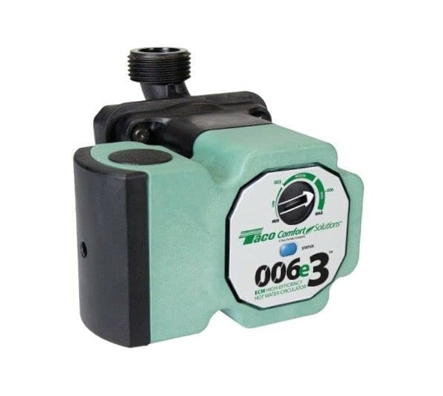 006e3 ECM High-Efficiency Hot Water Circulation Pump