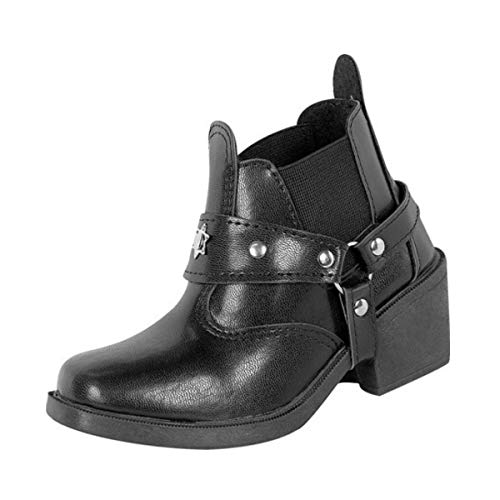 Bota Country Infantil Menino Detalhe Espora Preto