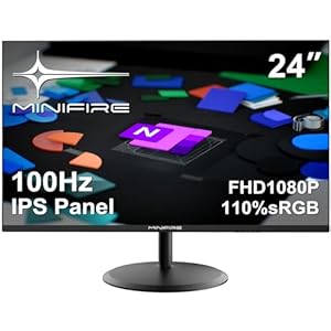 24 Inch Monitor Full HD 1080P 100Hz 5ms IPS Eye-Care sRGB 110% HDR Adaptive Sync Monitor for Business and Office HDMI1.4 USBC (24X3AC USBC Included)