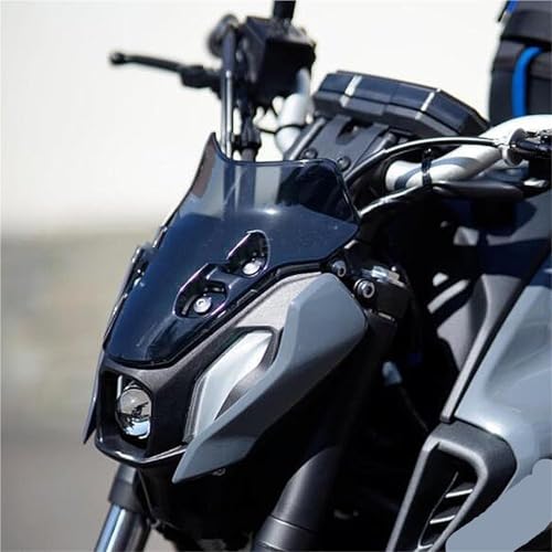 Pare-brise moto MT07 2021-2022 transparent déflecteur haute protection - 7