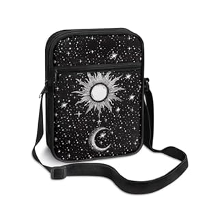 Small Messenger Bag Purse Crossbody Bag with Adjustable Strap for Women Men for Travel Outdoor Sports