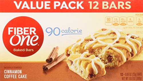 Fiber One Brownies, Coffee Cake, 70 Calorie Bar, 5 Net Carbs, Snacks, 48