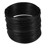 Adaptabilidad: diseñado para satisfacer diversas necesidades, este alambre recubierto es ideal para proyectos prácticos como de bricolaje, y ofrece flexibilidad y conveniencia, sujetadores de alambre recubierto, alambre de acero negro