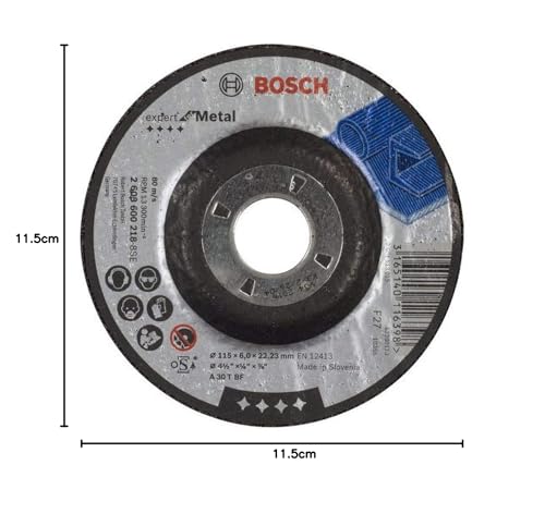 Bosch Disco de Desbaste Expert for Metal 115x6mm Deprimido
