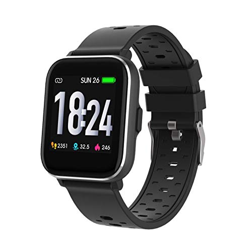 Denver SW-162 Smartwatch in Schwarz mit 1,4 Zoll Touchdisplay