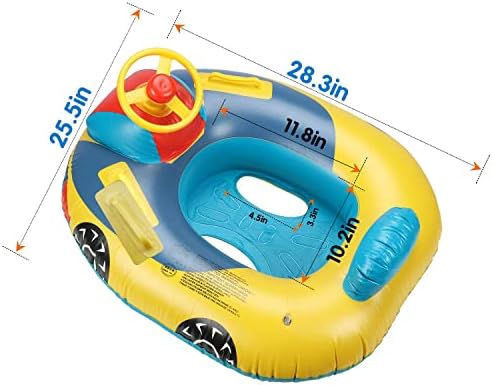 XYX. 2021 Upgrade Thickened Seat Baby Pool Float, Baby Swim Float, Infant Swimming Float for Kids 3 Months to 3 Years Old