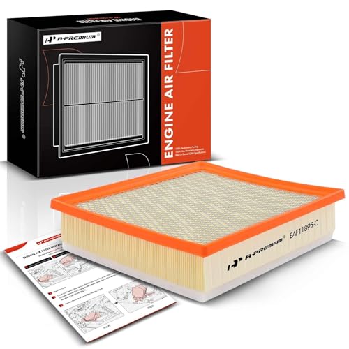 A-Premium Engine Air Filter Compatible with Toyota Models - Sequoia 2014-2022 Tacoma 2016-2023 Tundra 2013-2021 3.5L 4.0L 4.6L 5.7L Replace# 17801-0P100