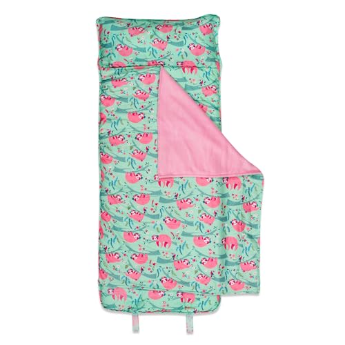 Image of Stephen Joseph, Toddler All Over Print Nap Mat with Soft Blanket and Removable Pillow for Boys & Girls, Kids Sleeping Bag for Elementary, Daycare, Preschool with Carry Handle