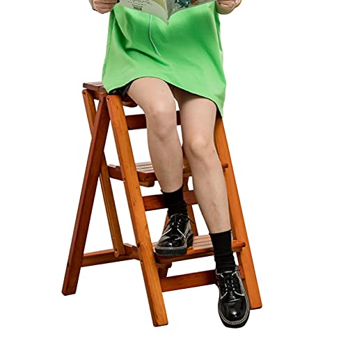 Chaise d'escalade compacte en bois pour cuisine et maison - 2