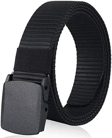 ZORO Men's Nylon Fabric Belt for Men, Plastic Flap Buckle, fits on upto 40 inches waist size
