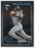 2024 Topps Chrome #46 Dane Myers RC Rookie Miami Marlins MLB Baseball Base Trading Card