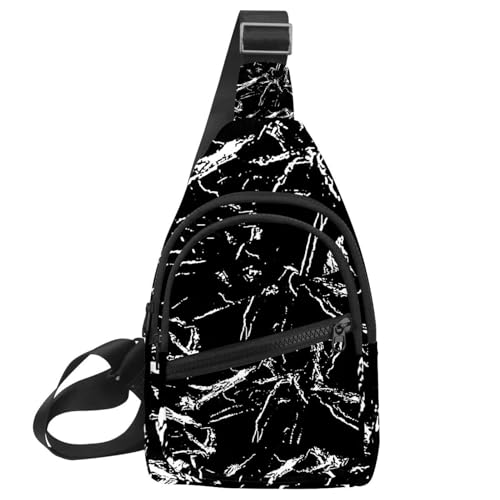 Sac de poitrine shamrocks pour homme, le sac à dos à bandoulière de voyage