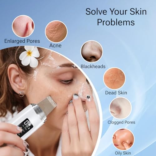 Image of Ultra Sonic-V1 | Facial Skin Scrubber Tool | Deep Cleansing Blackhead Remover | Pore Cleaning & Exfoliation Tool For Face