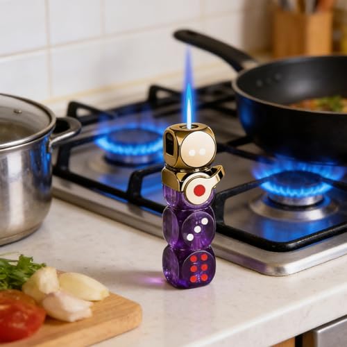 Encendedor Giratorio 360° Negro Ajustable Recargable miniatura 5