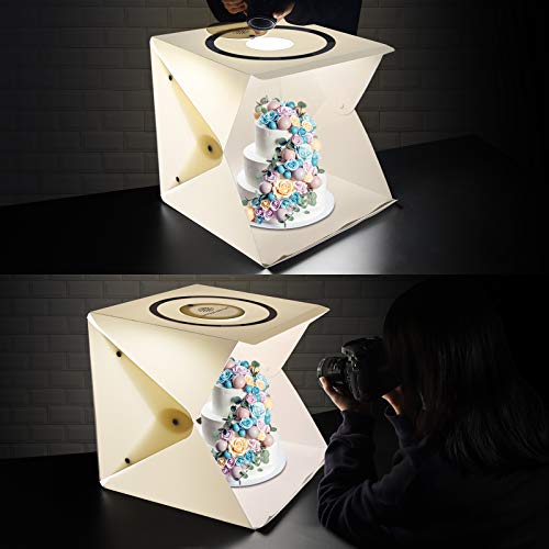 Mini tragbares fotostudio fotobox Lichtzelt Faltbare Lichtzelt lichtbox fotostudio mit Mini-Stativ und 6-Farben… – Bild 3
