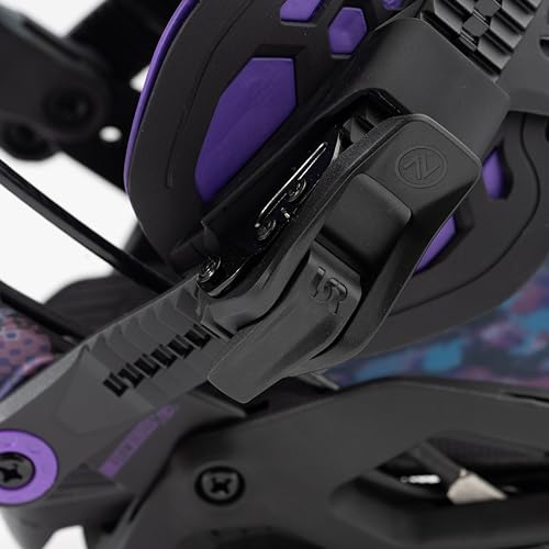 Nidecker Flow Fuse Hybrid Unisex Snowboard Bindings, Miami Camo, X-Large