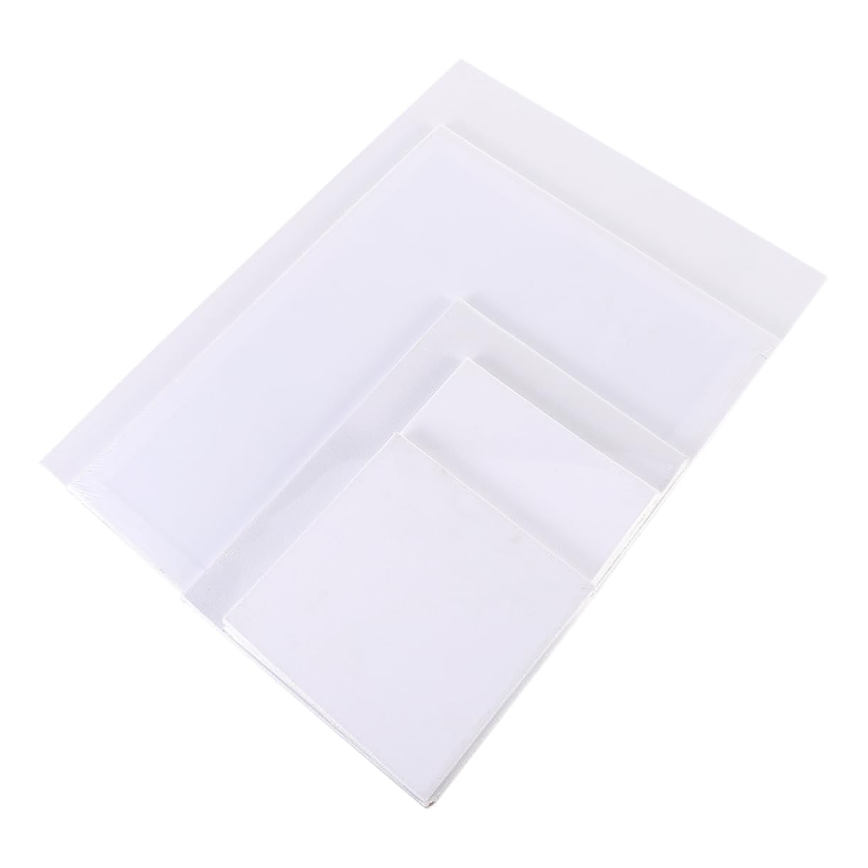 Tablero cuadrado para pintura al óleo de lienzo artístico Jojofuny para dibujo y arte pack de 10