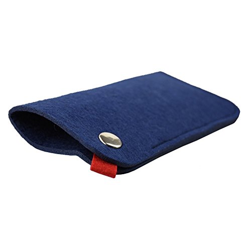 Image of Eyeglasses Bag Original Design Portable Soft Felt Slip In Pouch Case for Sunglasses