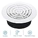 Home and Garden Parts 6 Inch Round Air Vent Adjustable Grill Soffit Vent with Screen Rotate Type #CN/251024/09807