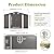 10 x 14 FT Outdoor Storage Shed, Large Metal Lockable Storage House with Air Vent, Clear Window Garden Tool Shed for Bicycles, Tools, Lawnmowers, Backyards, Patios, Lawns (10 x 14 FT)
