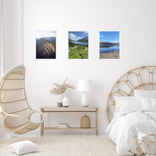 Image of JCJMY 15x23 Picture Frame, White - Horizontal & Vertical Formats for Wall Hanging, 15 x 23 Gallery Frame for Photos & Posters