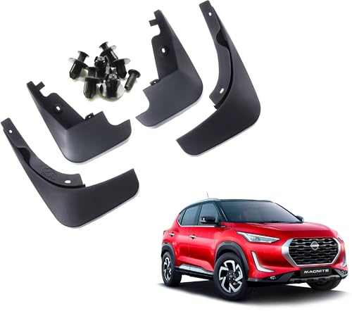 Image of WolkomHome Mud Flap Compatible with Magnite - Durable Splash Guards for Car Exterior Protection