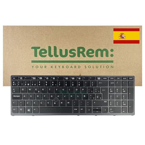 Clavier de remplacement espagnol rétroéclairé pour HP avec touches lumineuses