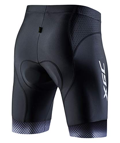 Image of XGC Men's Cycling Shorts /Bike Shorts and Cycling Underwear with High-Density and High-Elasticity 4D Sponge Padded