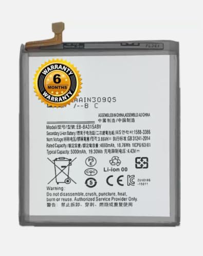 Image of Original EB-BA315ABY Battery for Samsung A31 A31s Battery with 6 Month Warranty** (SUPER91)