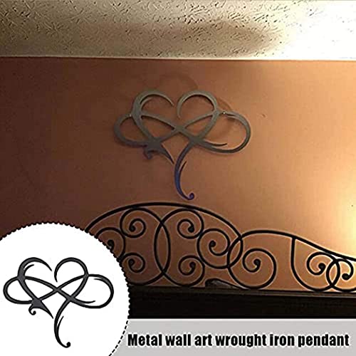 Wall Decor Art Metal Infinity Heart Sculptures Love Sign For Home Decor #TOP5