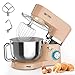 Impastatrice Planetaria, BETRY 1500W Impastatrice, 7.5 Litri Robot da cucina con Ciotola Di Acciaio Inossidabile, Frusta, Gancio per Impastare, Frusta per Dolci, Lavabile in Lavastoviglie