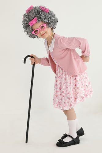 Disfraz de Vieja para Niñas 8-10 Años miniatura 4