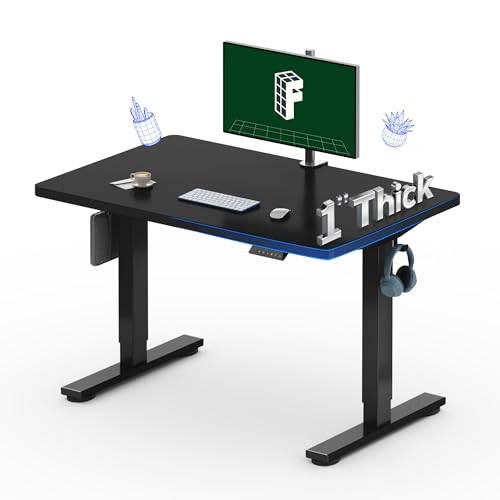 Image of FLEXISPOT 40 inchx24 inch Electric Standing Desk, Black