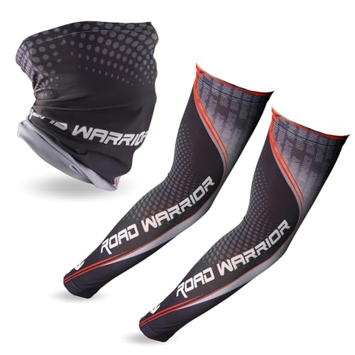 Mangas para Brazos con Tejido Inteligente Termoregulador, Manguitos Running Transpirables con Proteccion UV-SPF 50+, Manguitos Ciclismo de Gran Comodidad con Proteccion Frente a Los Rayos Solares (M1)