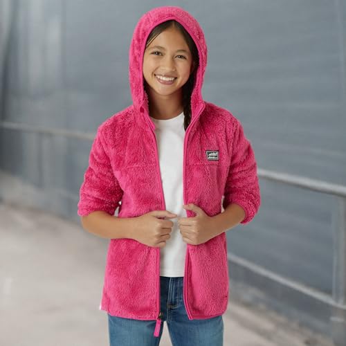 Image of Eddie Bauer Kids' Zip Up - Kids' Full Zip Ultra Soft Sherpa Fleece Hoodie Sweatshirt for Boys and Girls (5-20)
