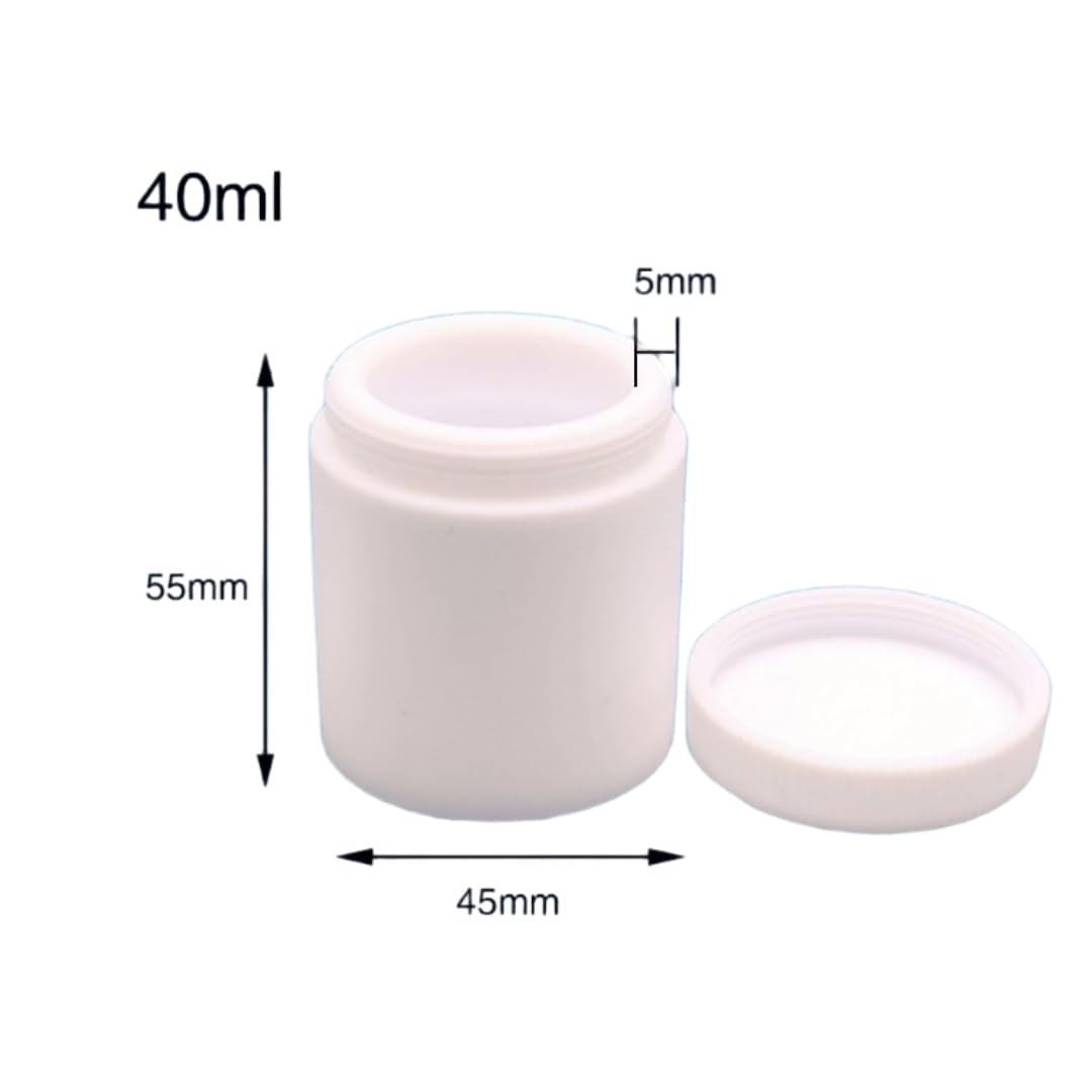 Bottiglie di reagente PTFE resistenti alle alte temperature - Lattina sigillata da 1 pezzo for la conservazione di acidi e alcali negli esperimenti di laboratorio(40ml)