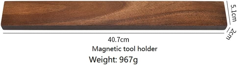 1 Piece Wooden Strip Magnetic Knife Holder Wall Mount Wood Block Magnet Knives Rack Kitchen Tool for Metal Knives