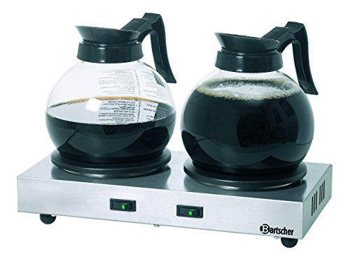 Preisvergleich Produktbild Bartscher Warmhalteplatte / Kannenwärmer für 2 Glaskannen