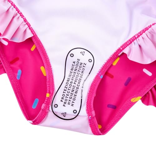 Image of Girls Swimsuit One-piece Bikini Set Two Sets Matching Bathing Suits 2-6T Adjustable Strap Summer Beach