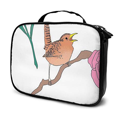 Preisvergleich Produktbild Kosmetiktasche stehend auf einem Ast singende Aufbewahrungstasche tragbar multifunktionale Tragetasche geeignet für Sport, Fitnessstudio, Yoga, Strand, Baden