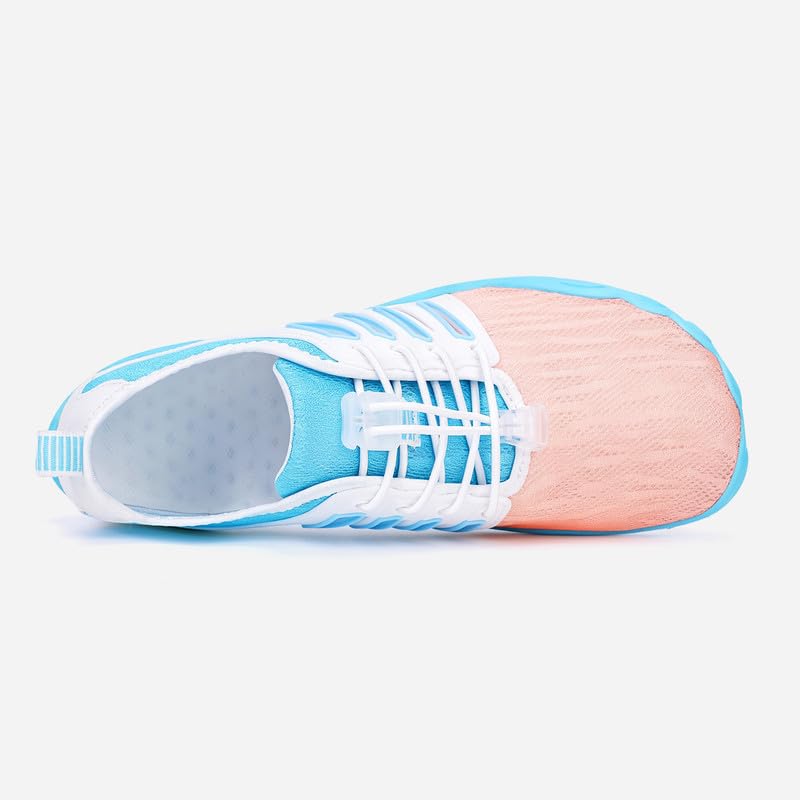 Image of Hike Barefoot Water Shoes for Women Men Footwear, Quick Dry Wide Toe Box Pro Beach Swim Athletic Sports Shoes, Non-Slip Lightweight Aqua Shoe for Pool Hiking Walking Kayaking Diving Surfing