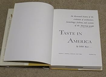 Hardcover Taste in America; Book