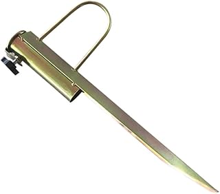 MERRYHAPY 1 pç Guarda-chuva de praia ao ar livre suporte para guarda-chuva de praia suporte de guarda-chuva de praia suporte de metal estaca suporte para guarda-chuva de areia jardim guarda-chuva âncora garfo de chão
