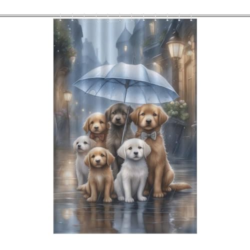 Rideau de douche imperméable lavable 122x183cm pour baignoire et douche
