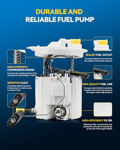 Image of PHILTOP Electric Fuel Pump Assembly FG1291 Fit for Chevrolet Camaro
