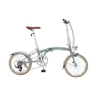 デザイナー折りたたみ自転車 ロンドンブルー1 Amazon | 折りたたみ自転車 16インチ クロモリ シマノ製 8段変速