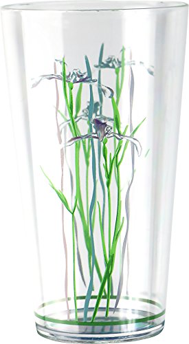 Corelle Coordinates by Reston Lloyd Shadow Iris Acrylic Tumbler Glasses, 19-Ounce, Set of 6