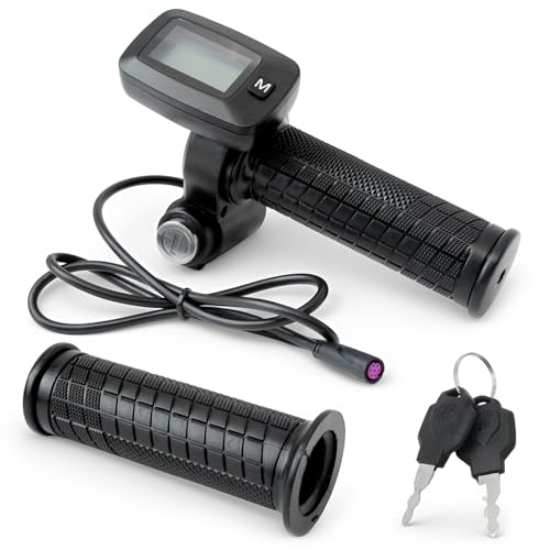 YIYANTO 48V E-Bike Throttle with M Button LCD Display Compatible